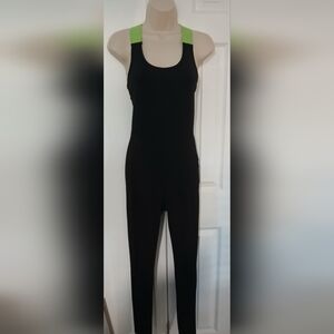 Black and Green Women's Jumpsuit